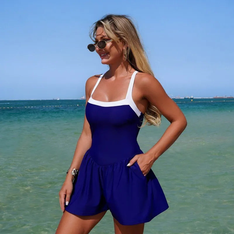 Maillot de bain une pièce sans manches