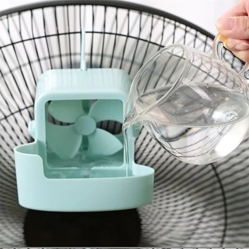 Boîte de refroidissement suspendue avec ventilateur et 4 bacs à glaçons, accessoire de réfrigération domestique