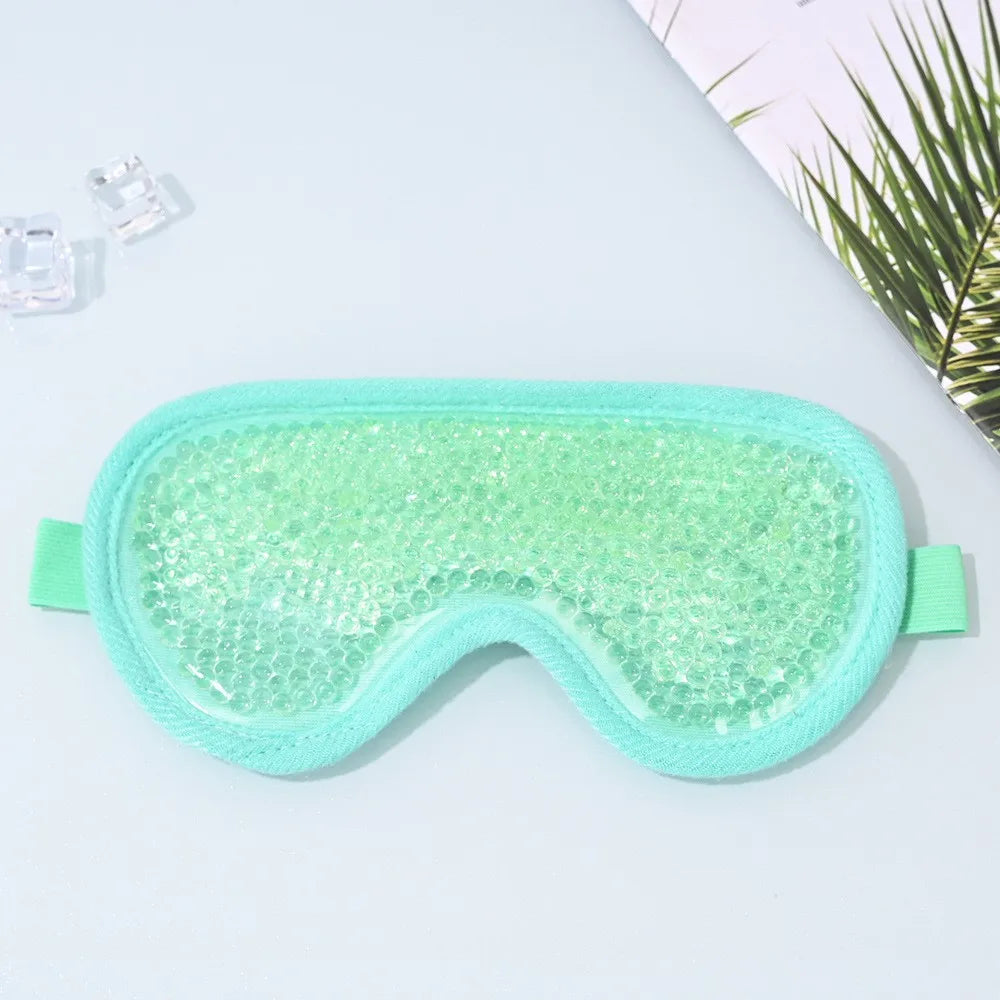 Masque pour les yeux (1 pièce), masque de beauté compresse chaud/froid, masque gel apaisant et relaxant, masque de nuit