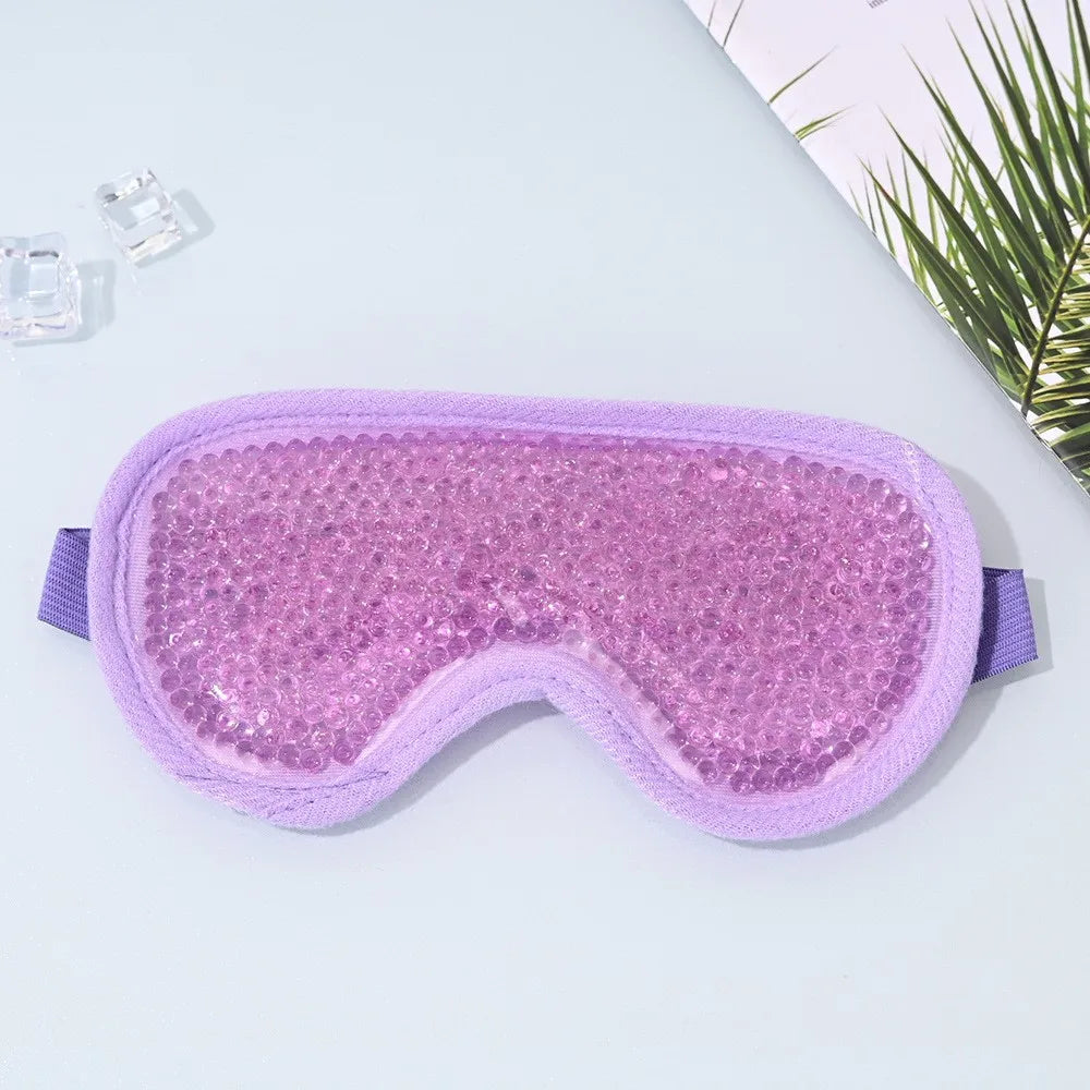 Masque pour les yeux (1 pièce), masque de beauté compresse chaud/froid, masque gel apaisant et relaxant, masque de nuit