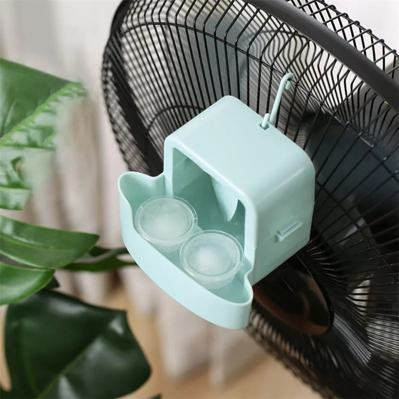 Boîte de refroidissement suspendue avec ventilateur et 4 bacs à glaçons, accessoire de réfrigération domestique