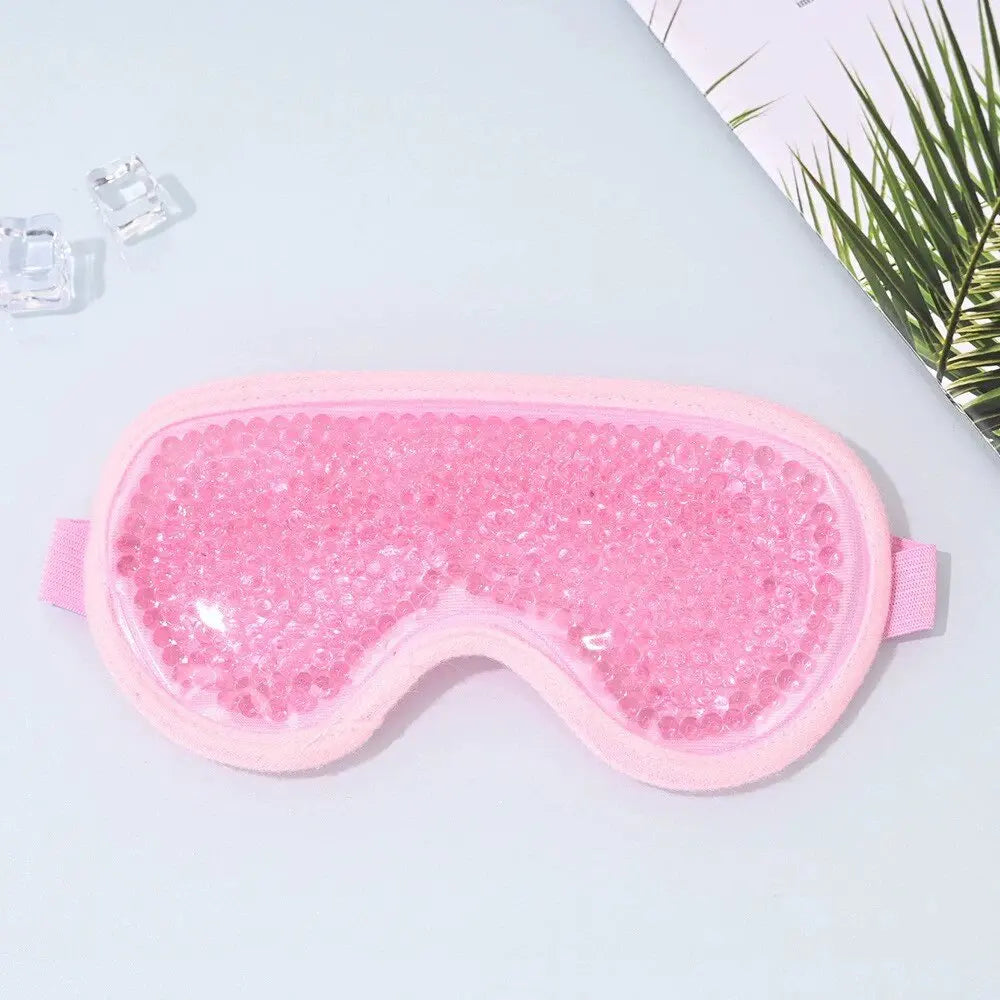 Masque pour les yeux (1 pièce), masque de beauté compresse chaud/froid, masque gel apaisant et relaxant, masque de nuit