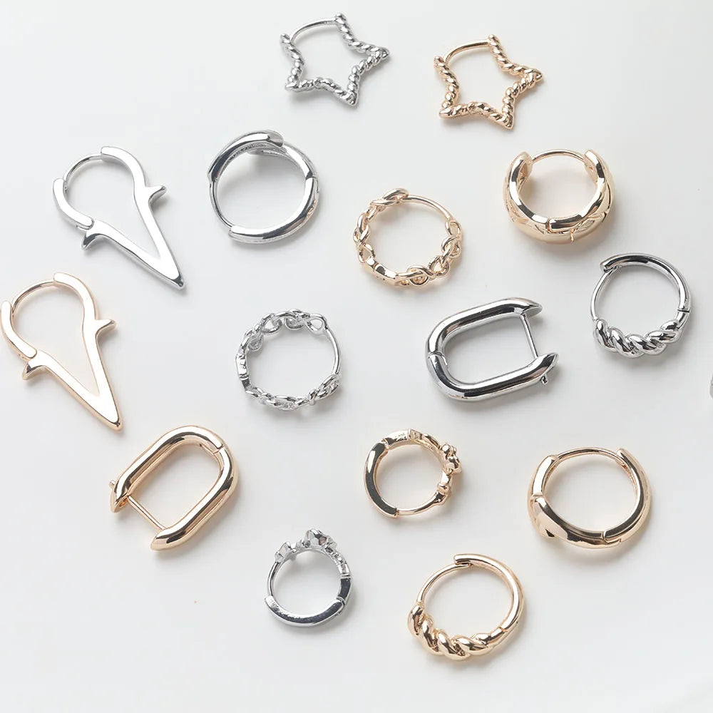 Fermoirs à levier pour boucles d'oreilles ( lot de 4 )