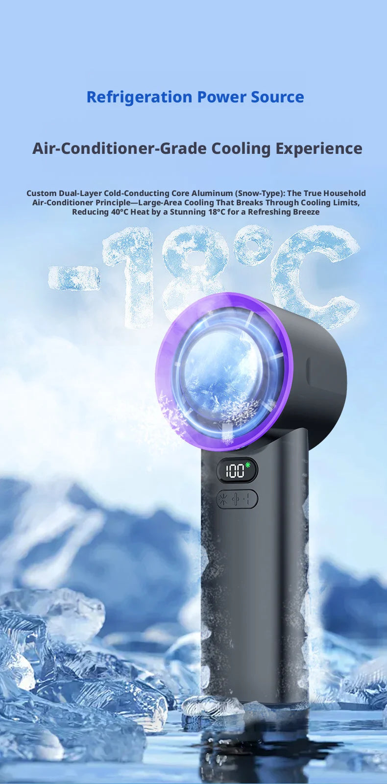 Portable mini fan, handheld fan, USB-rechargeable, suitable for men and women, for indoor and outdoor use, and travel
