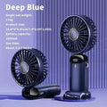 Nuevo Ventilador Turbo Portátil 2026, Personal Desktop Fan, Mini Fan with Digital Smart Screen and Foldable Design