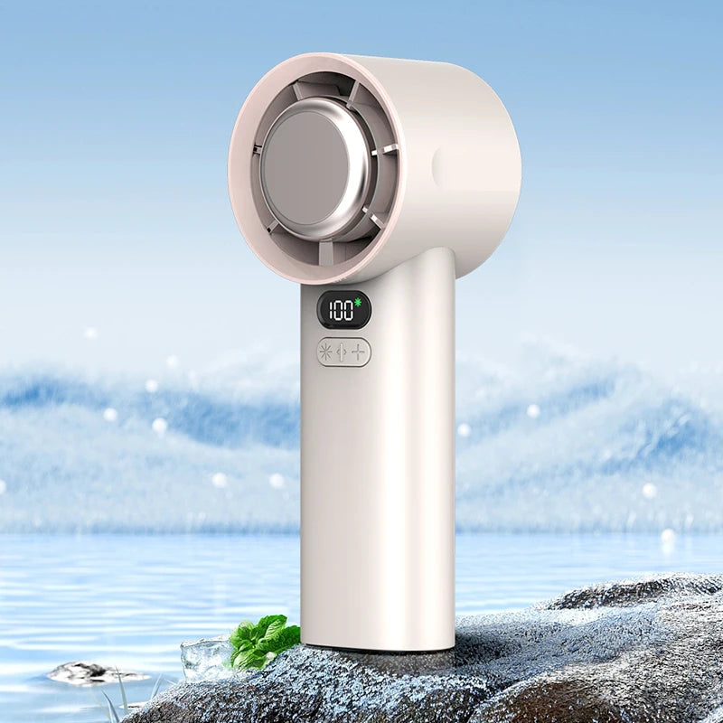Mini Ventilateur Portable Rechargeable USB – Ventilateur de Poche pour Homme et Femme, Intérieur et Extérieur