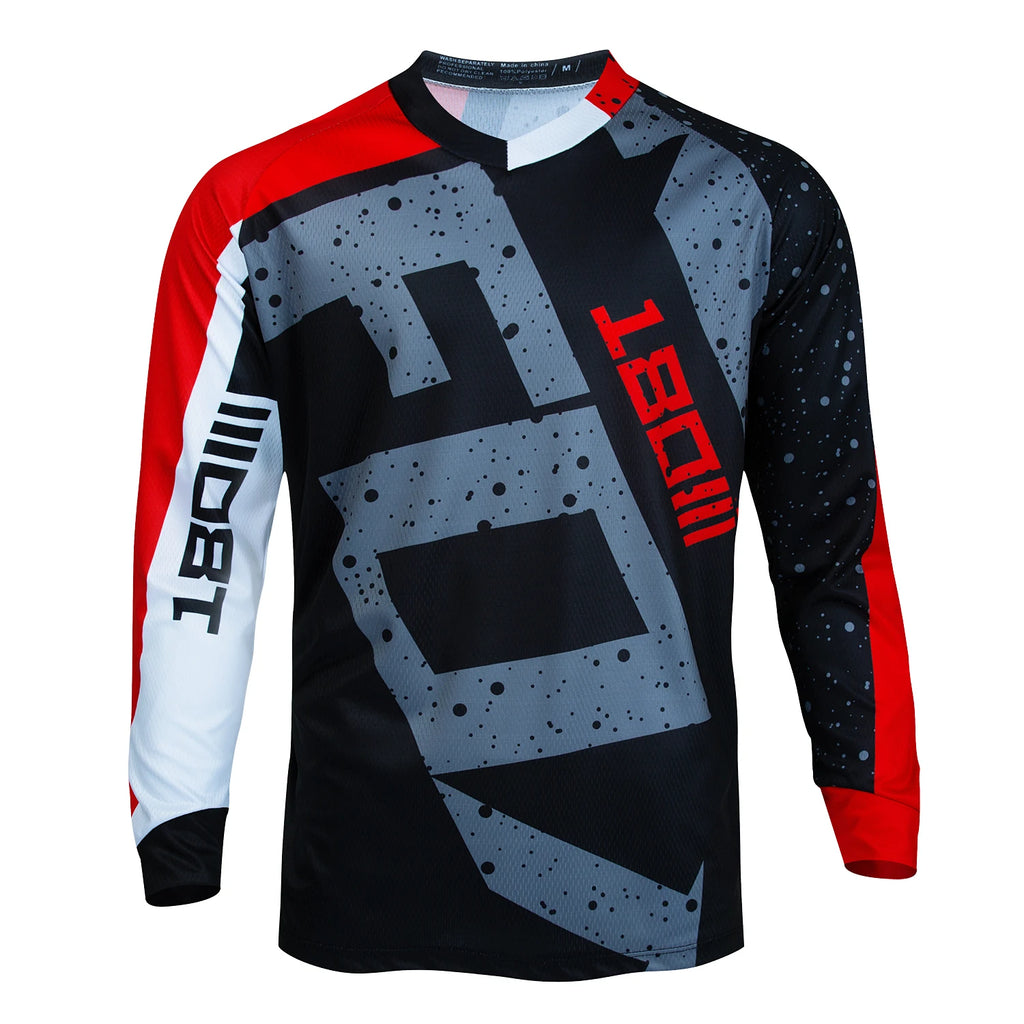 T-shirt homme Outdoor Ride Sports, séchage rapide, confortable, tendance moto, manches longues, col rond, automne, style décontracté