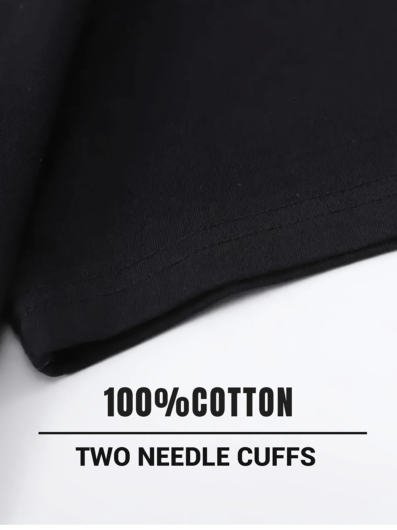 T-shirts unis 100 % coton, manches courtes, marque tendance, blanc et noir, vêtements haut de gamme.