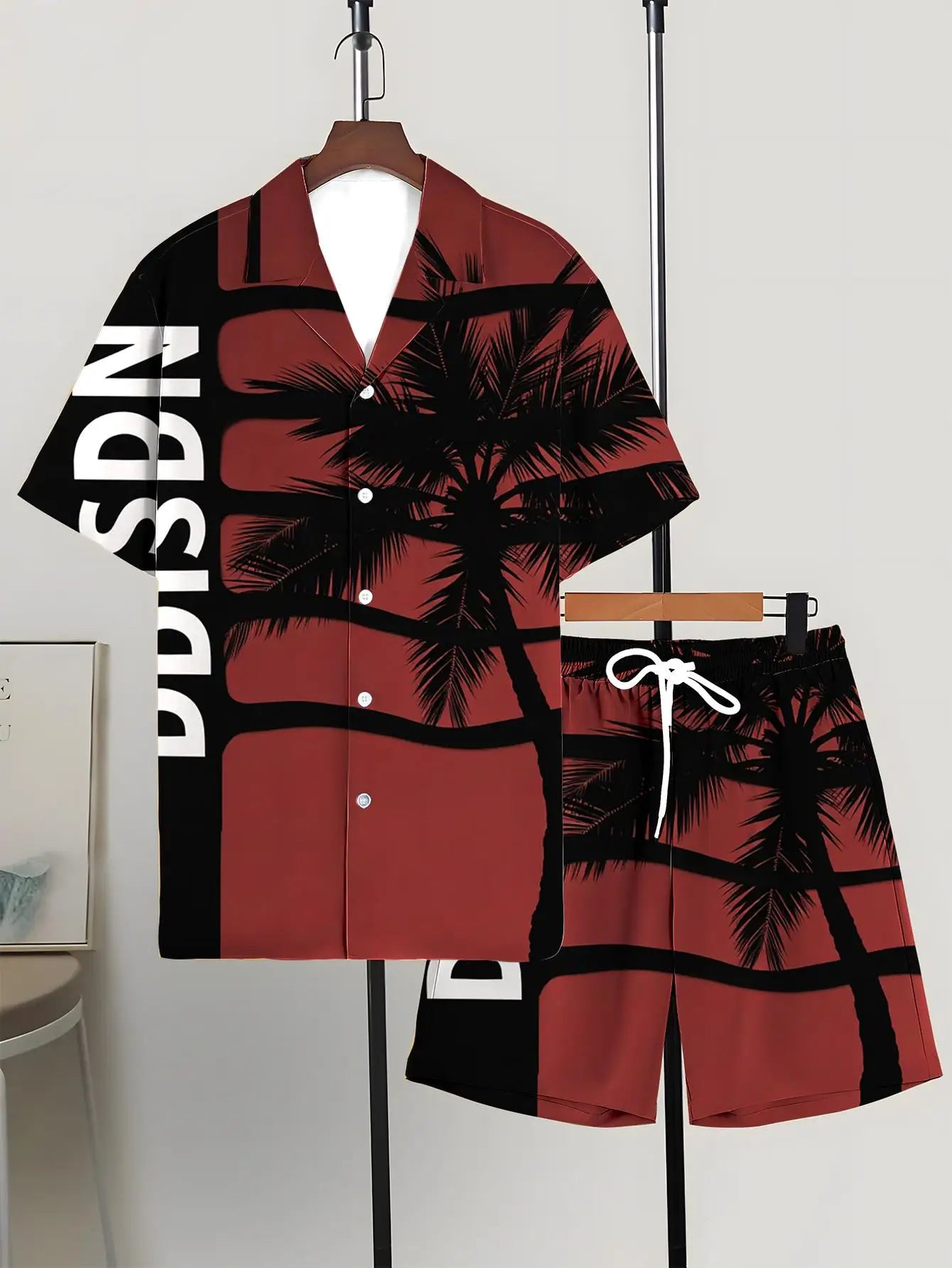 Ensembles de chemises pour hommes Printemps/Été 2026, survêtements de sport, vêtements de sport stylés, ensembles de jogging imprimés en 3D, sandales pour hommes