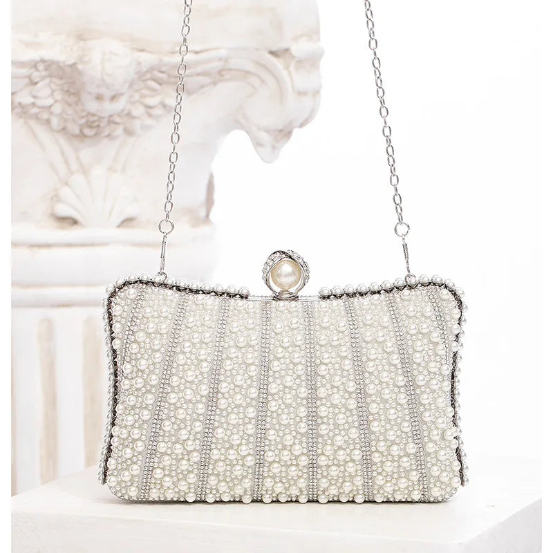 Pearl Handbag Party Versatile Evening Bag Chain Dinner Cheongsam Handbag Women's Bag Sacs À Main Femme Bolsos De Mujer Tendencia