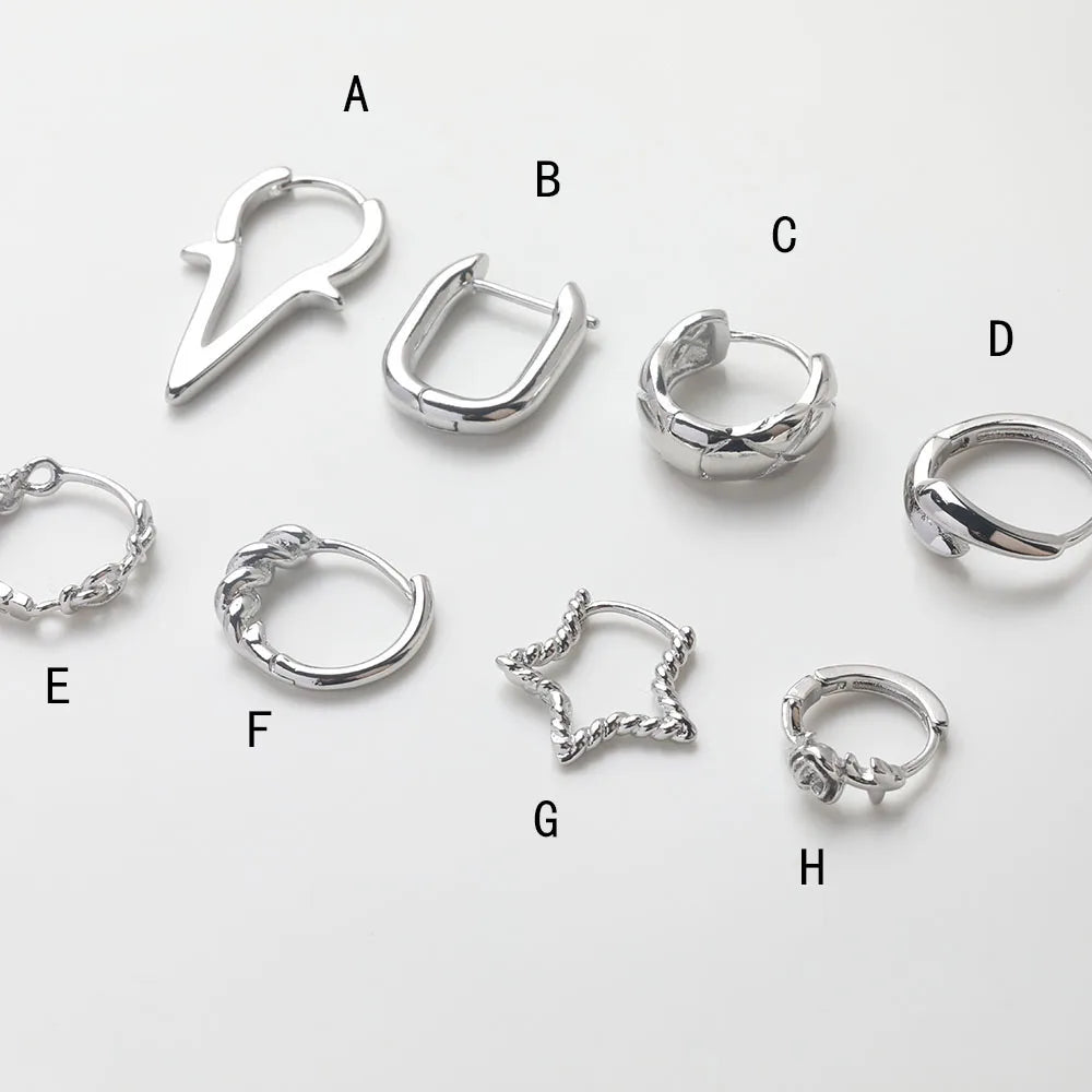 Fermoirs à levier pour boucles d'oreilles ( lot de 4 )