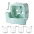 Boîte de refroidissement suspendue avec ventilateur et 4 bacs à glaçons, accessoire de réfrigération domestique