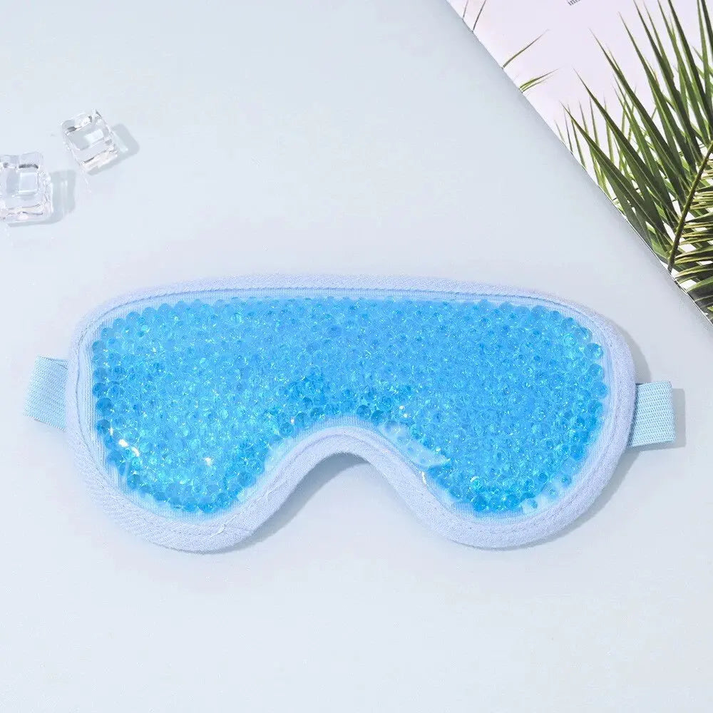 Masque pour les yeux (1 pièce), masque de beauté compresse chaud/froid, masque gel apaisant et relaxant, masque de nuit