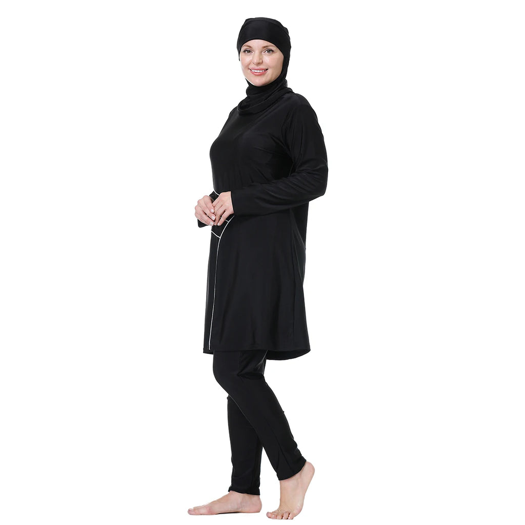 H1029 Burkini trois pièces à manches longues
