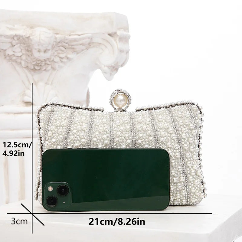 Pearl Handbag Party Versatile Evening Bag Chain Dinner Cheongsam Handbag Women's Bag Sacs À Main Femme Bolsos De Mujer Tendencia