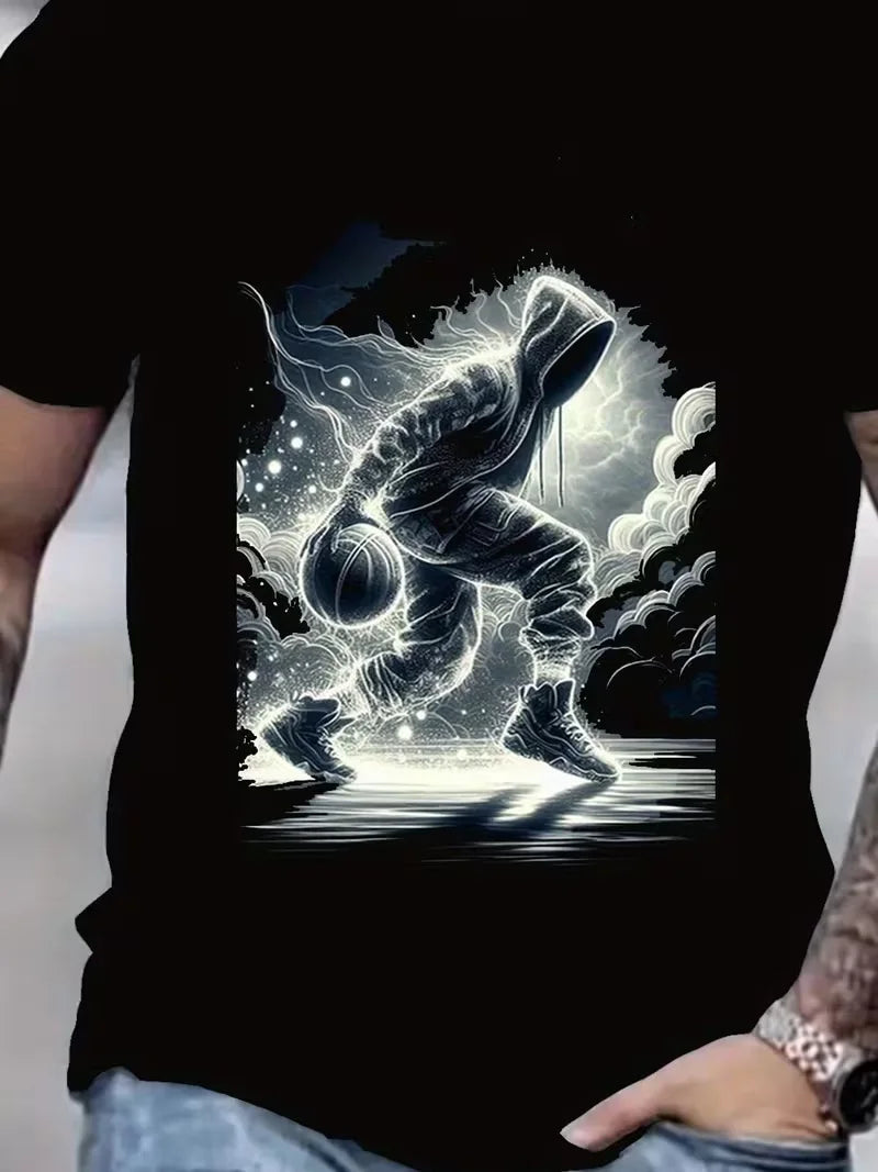 T-shirts unis 100 % coton, manches courtes, marque tendance, blanc et noir, vêtements haut de gamme.